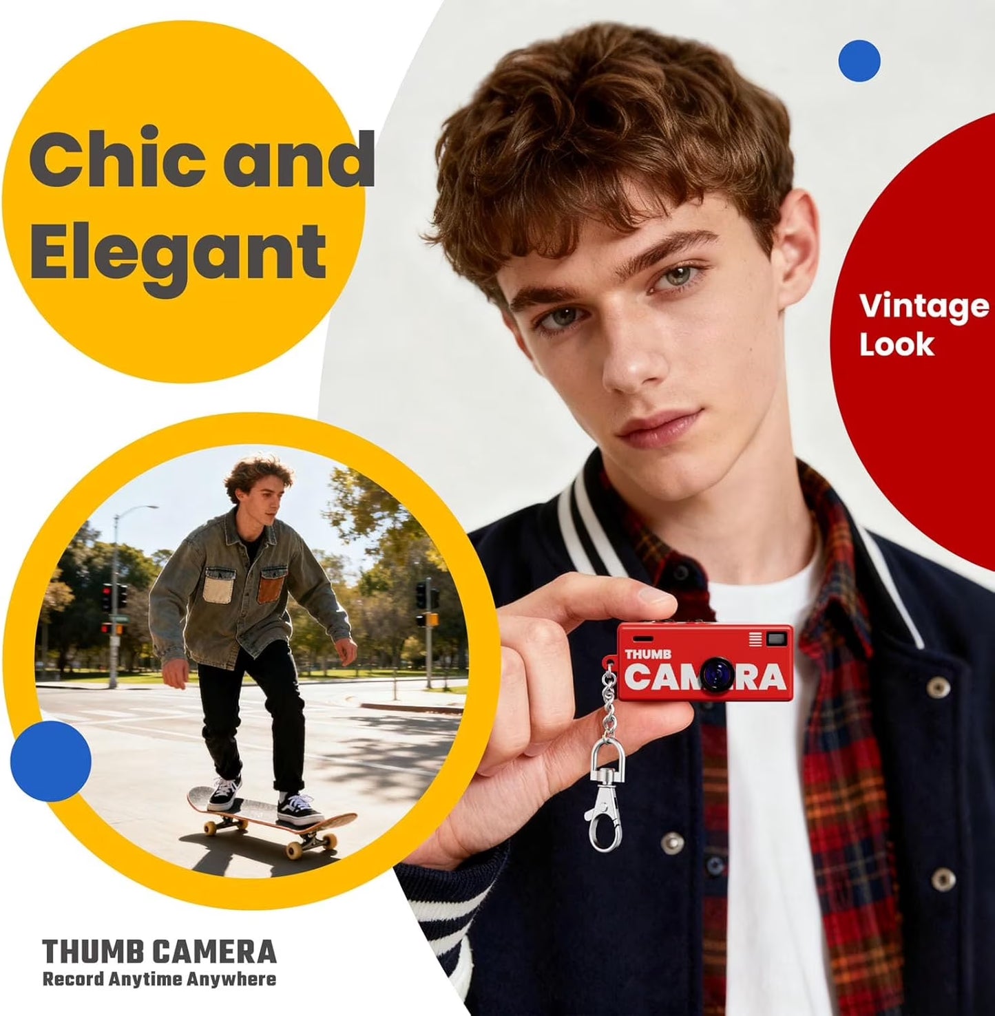 Mini Digital Camera – 1080P Retro Pocket Camera