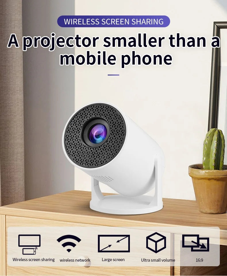 HY300 Mini Projector – Portable Home Theater Projector