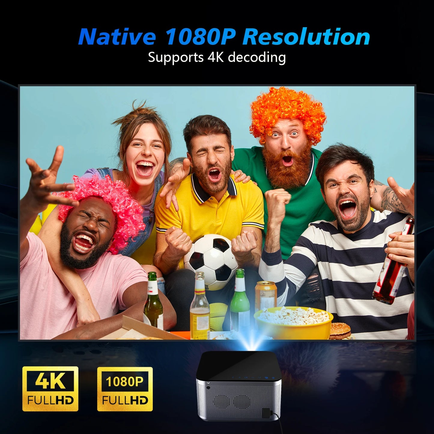 HY350 Android 11 Smart Projector