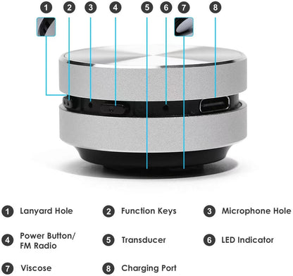 Magnetic Bone Conduction Bluetooth Speaker
