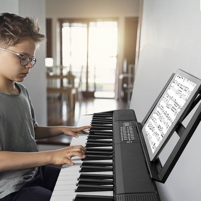 61 Key Folding Keyboard Piano, Foldable Electronic Keyboard Piano Portable Electric Piano with 200 Rhythms, 200 Tones and 80 Demos for Beginners